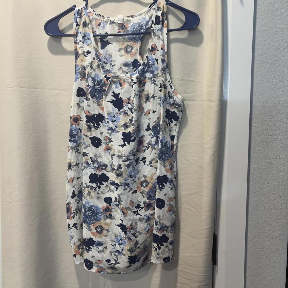 Love Delicious Floral Tank Top, Size Large